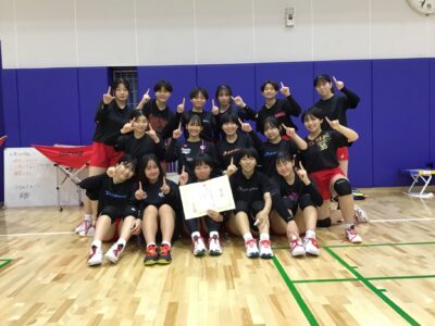 11月3日 新人大会リーグ戦1位通過【バレー部】 - 日本体育大学桜華