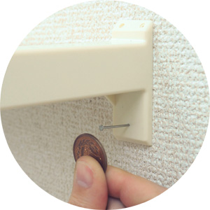 石こう壁用棚受け『グッドラック』が便利で可愛い！ – 株式会社 大里