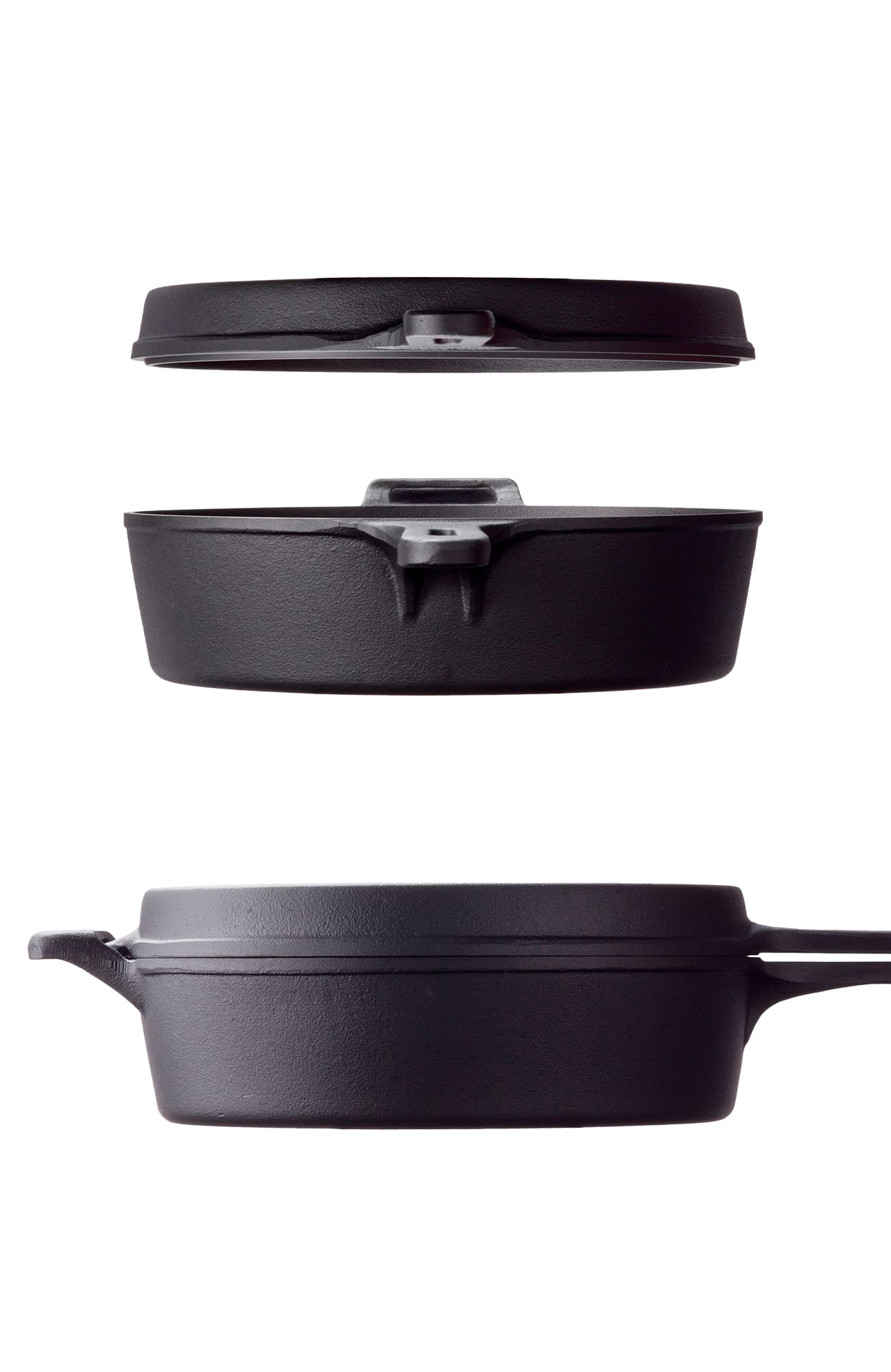 ダッチオーブン天火 グリルスキレット 24cm| 南部鉄器の老舗 及源鋳造