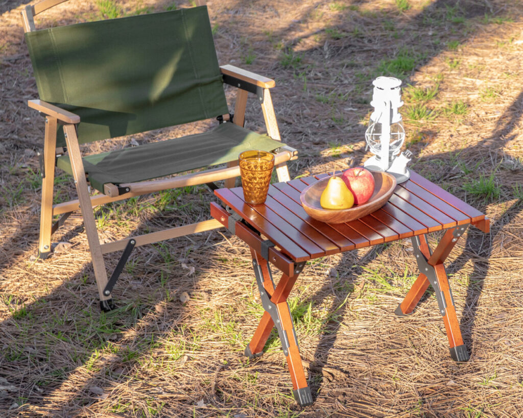 FIELDOOR】ウッドロールトップテーブル | シンプルでお洒落なテーブル