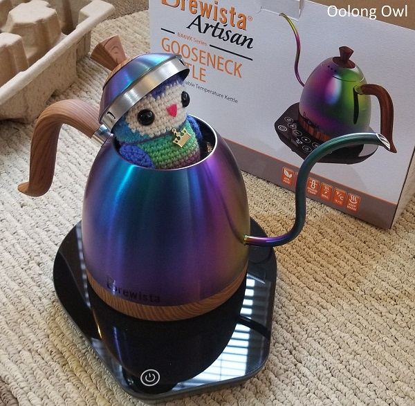 Brewista Artisan Gooseneck Variable Temperature Kettle - Oolong Owl