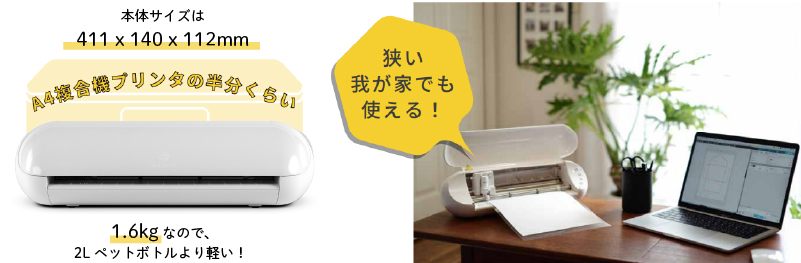 小型カッティングマシン シルエットポートレート3 (silhouette