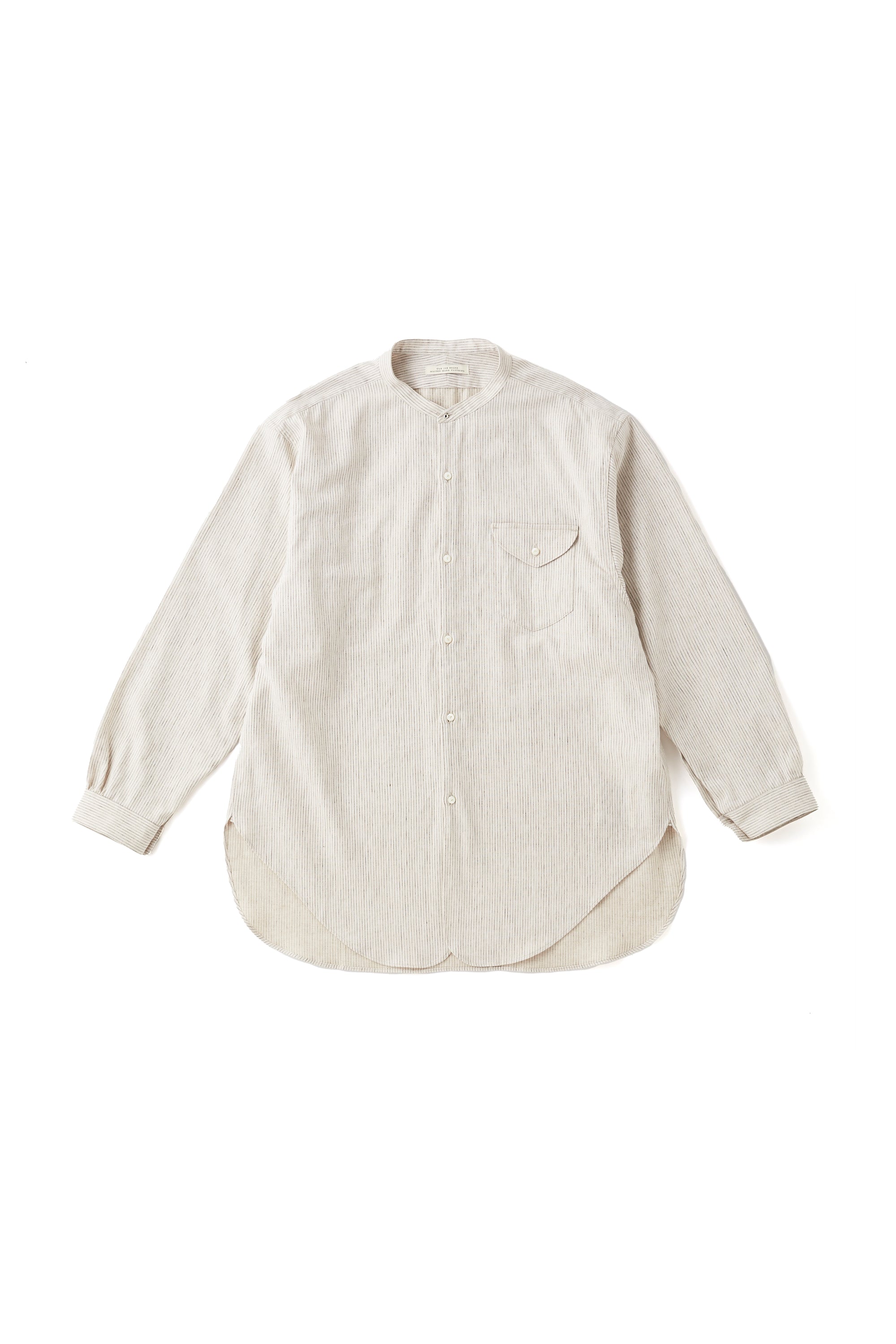 BAND COLLAR LONG TAIL SHIRTS - 251OJ-SH03 – OLD JOE BRAND