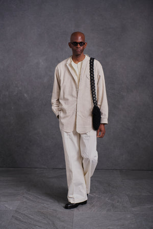 BAND COLLAR LONG TAIL SHIRTS - 251OJ-SH03 – OLD JOE BRAND