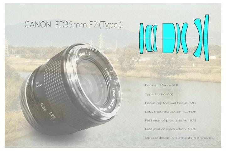 Canon Lens FD 35mm F2 Oマーク レビュー作例 希少前玉凹み キヤノンの