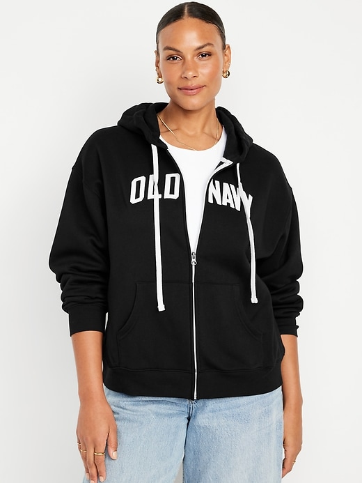 Logo Zip Hoodie Sweatshirt | Old Navy