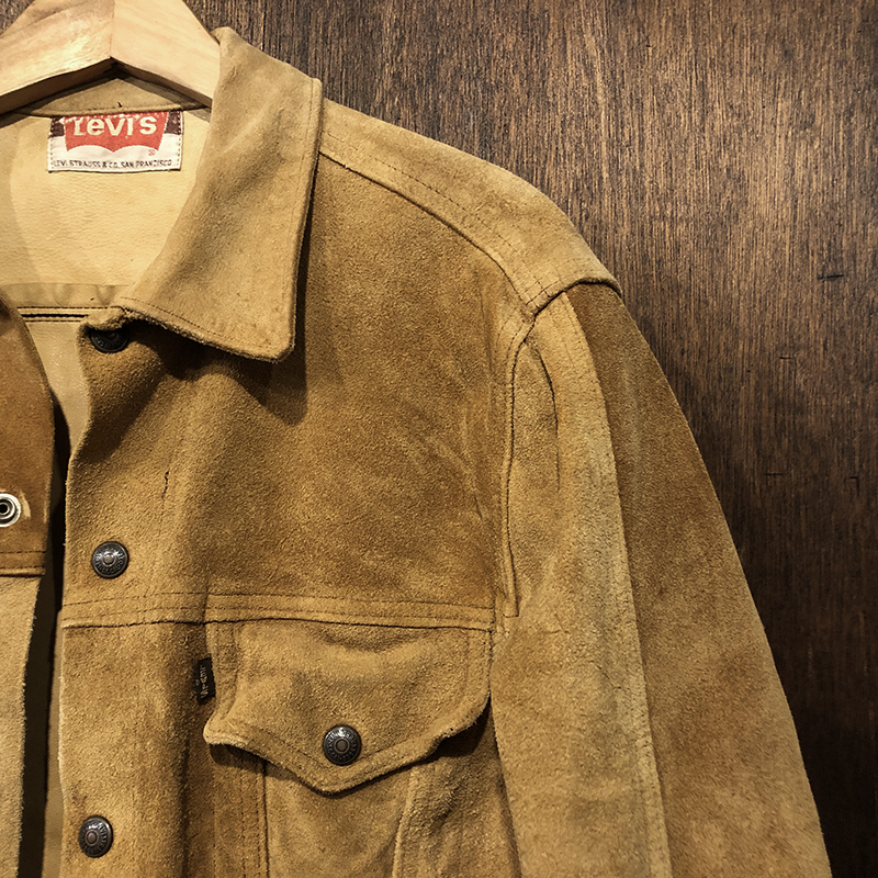 Levi's Vintage Roughout Suede Leather 3rd Type Big-E Trucker