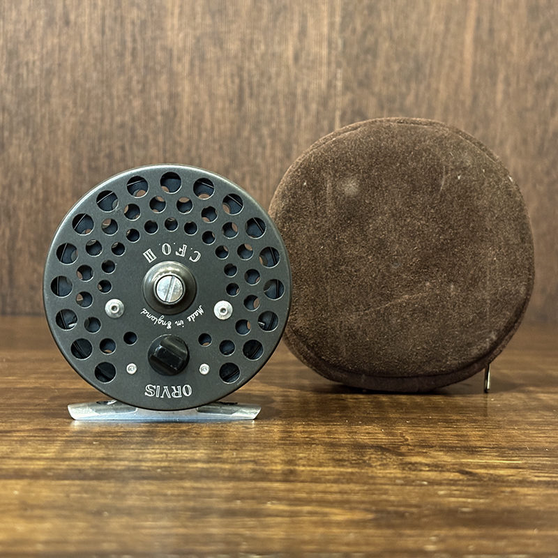 Orvis CFO III Screw Back Early Fly Fishing Reel With Suede Leather