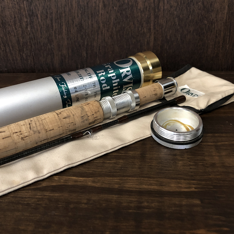 Orvis Seven Eleven MKII Graphite Fly Rod with Tube & Sox Mint