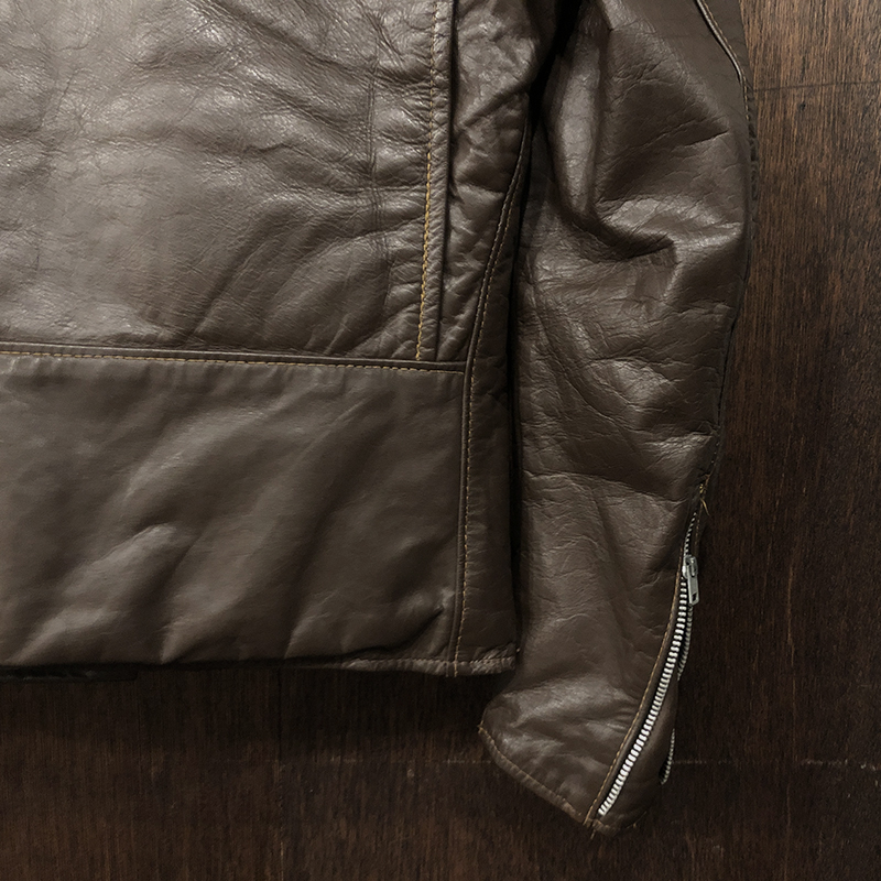 Brooks Single Riders Leather Jacket Dark Brown 34 ブルックス