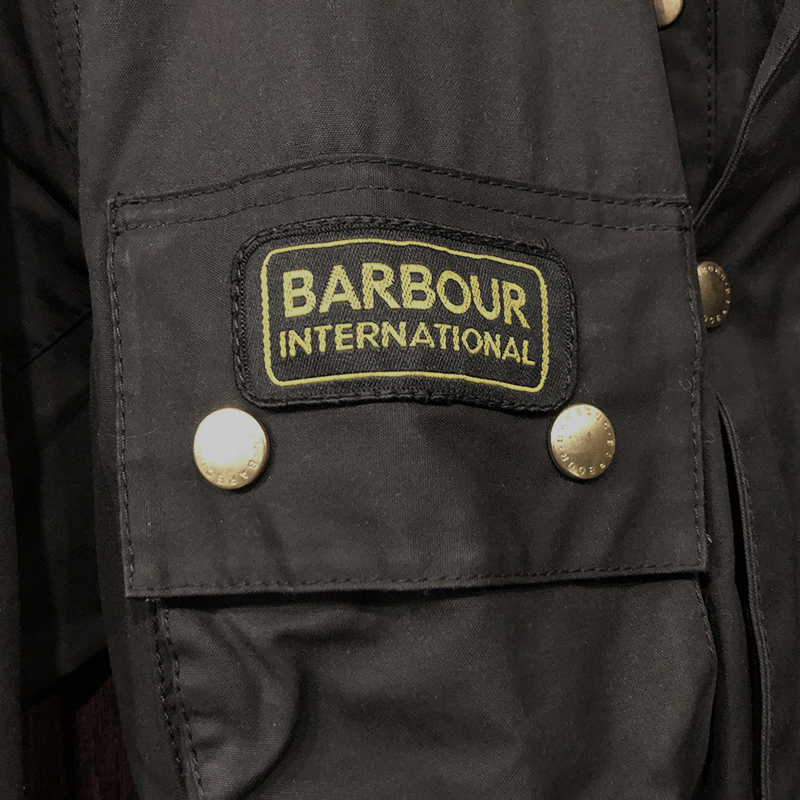 Barbour International Jacket Black C34 With Guarantee Papers Mint