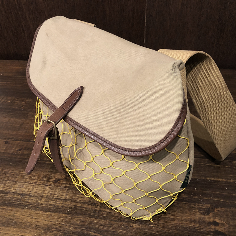 Brady Canvas Small Game & Fishing Shoulder With Net Bag ブレディ