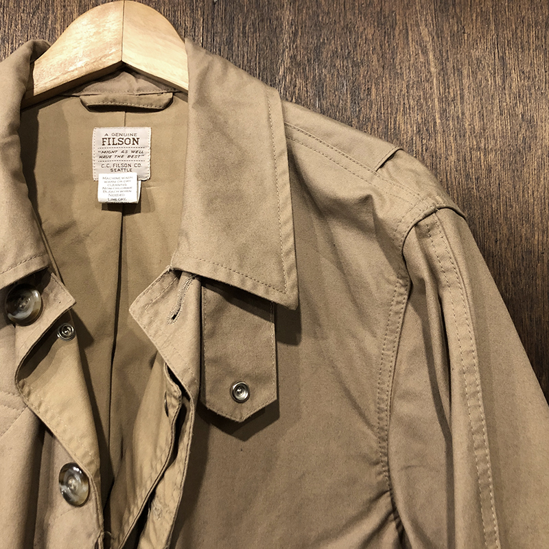 Filson Shelter Cloth Waterfowl Upland Hunting Jacket Tan 38 Mint