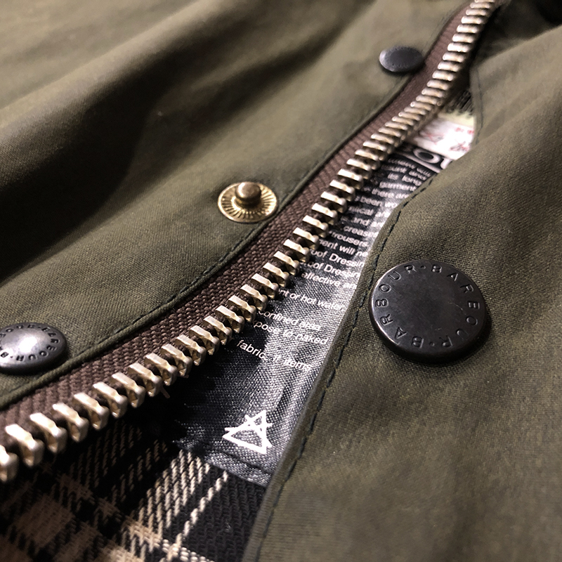 Barbour Transport Jacket Sage C36 Early 3Warrant Made in England