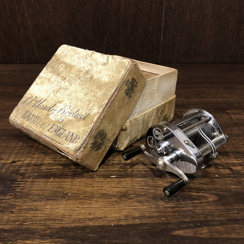 Hardy Bros Elarex Bait Casting Multiplier Level Wind Reel with Box