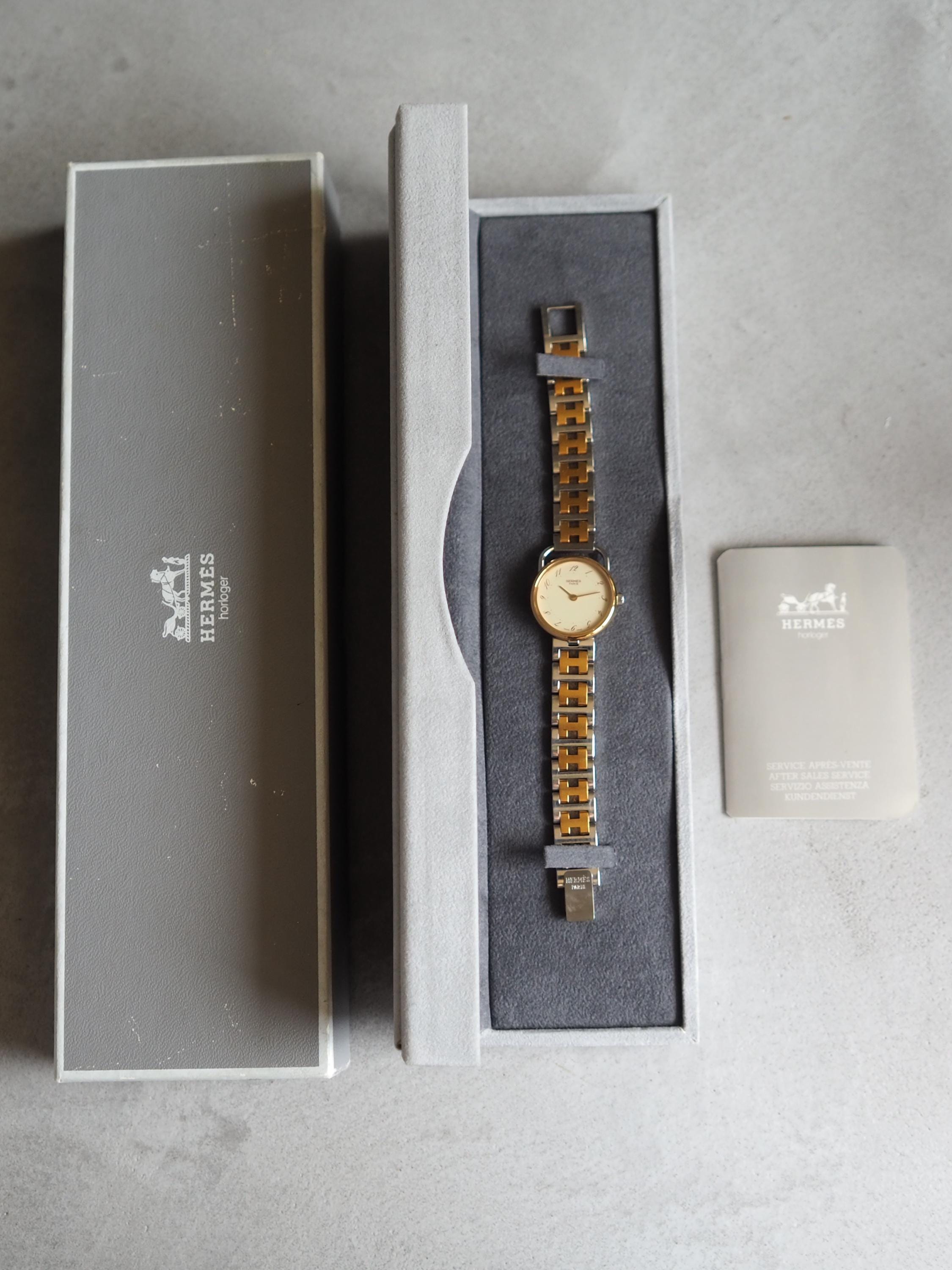 HERMES エルメス オルソー ウォッチ 腕時計 レディース コンビ