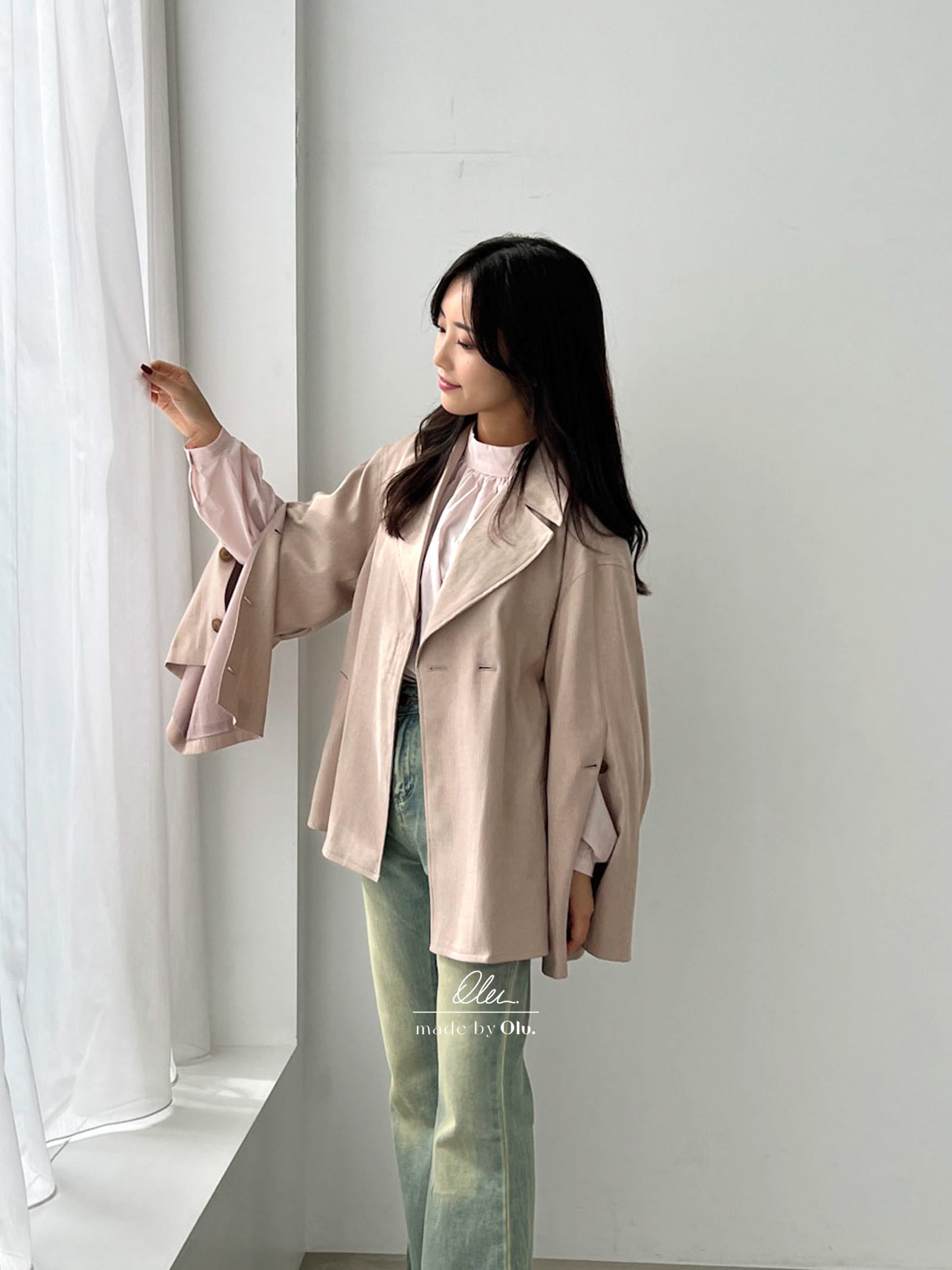 3wayキャンディスリーブトレンチコート