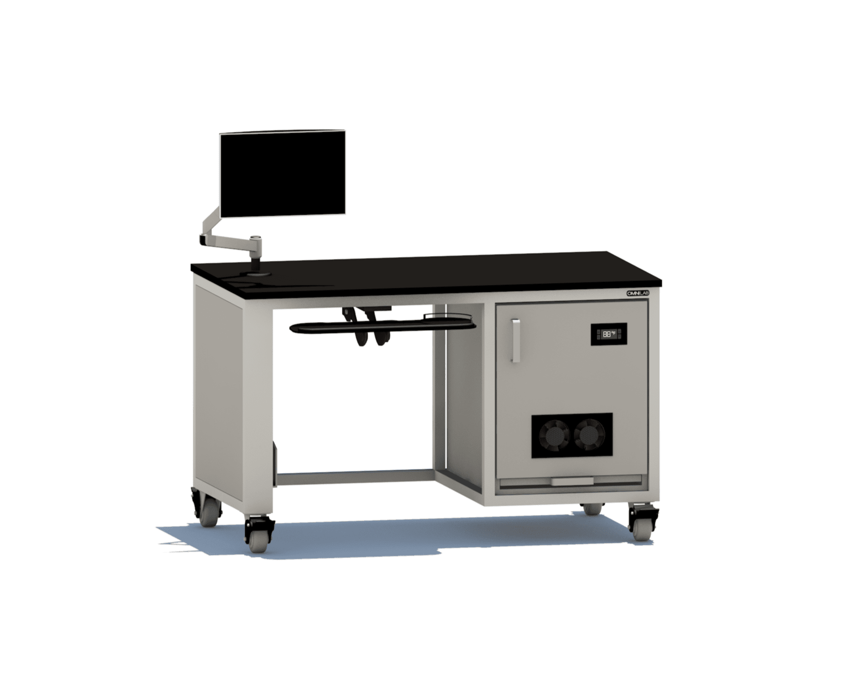 Ultimate Ergo MS Bench - dual pump enclosure – OMNI Lab Solutions