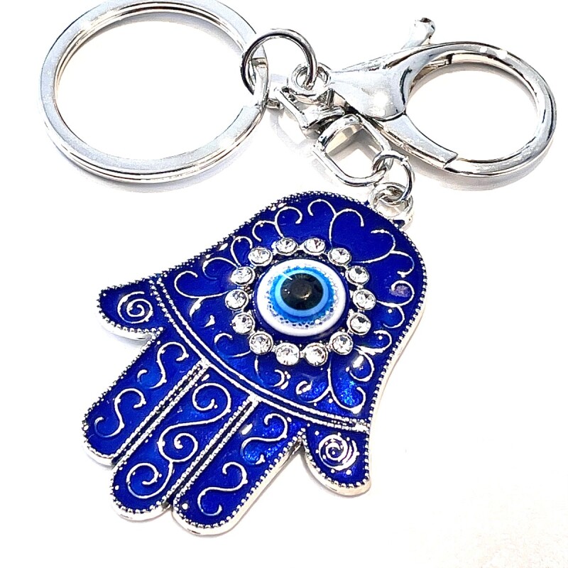 災いから身を守り幸運を引き寄せる ハムサ・ファティマ キーホルダー