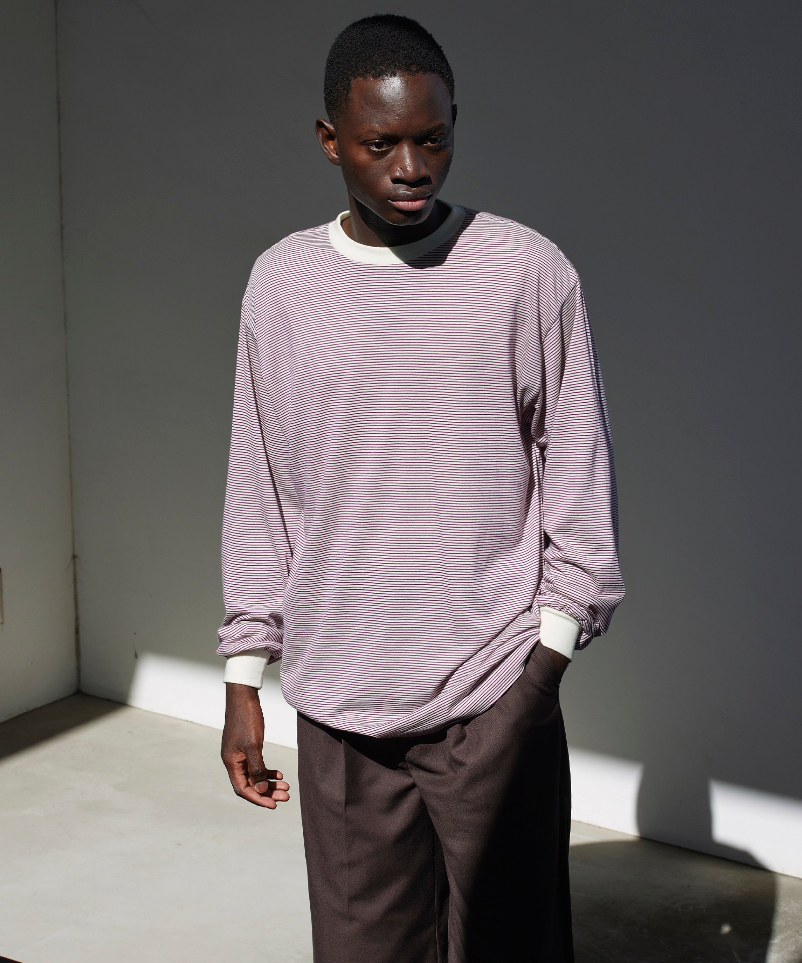 LONG SLEEVE TEE / PURPLE – ONC MERINO