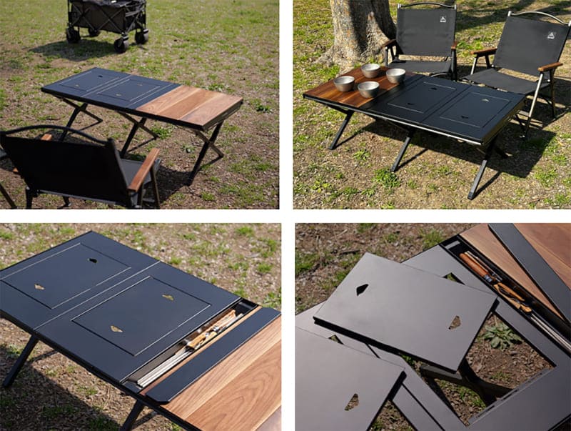 ラーテルワークス ウッドパネルテーブル120 WOOD PANEL TABLE120