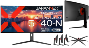 5120×2160 pxの40インチウルトラワイド液晶「JAPANNEXT JN-5X40-N」が