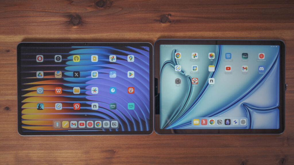 Xiaomi Pad 7とiPad Air、モバイルPCとして使いやすいのはどっちなのか