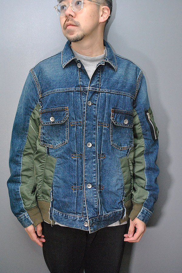 sacai Denim x MA-1 Jacket