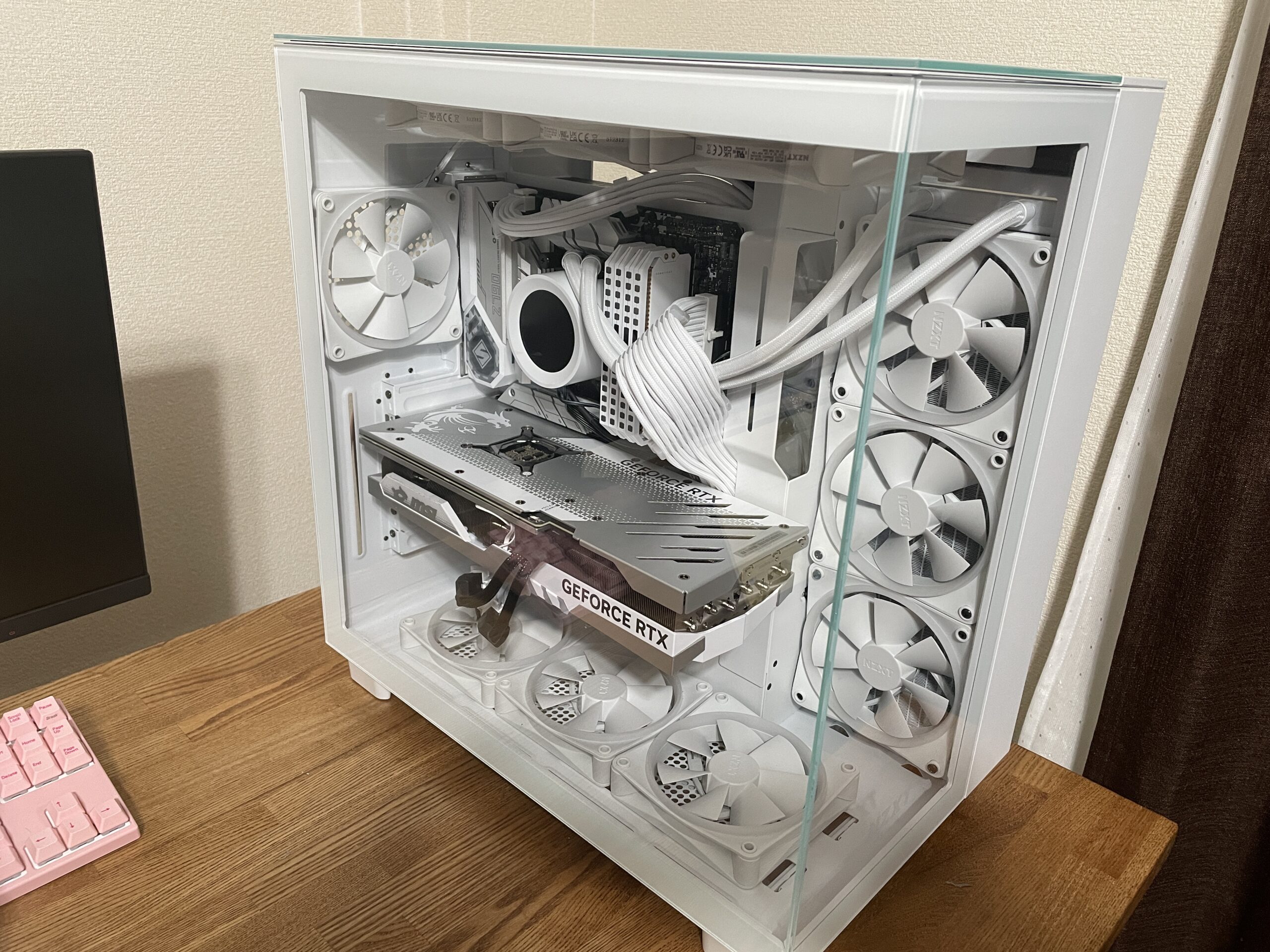 NZXT H9 Eliteで白いPC自作レビュー|KRAKEN Elite RGB 360と相性バツグン