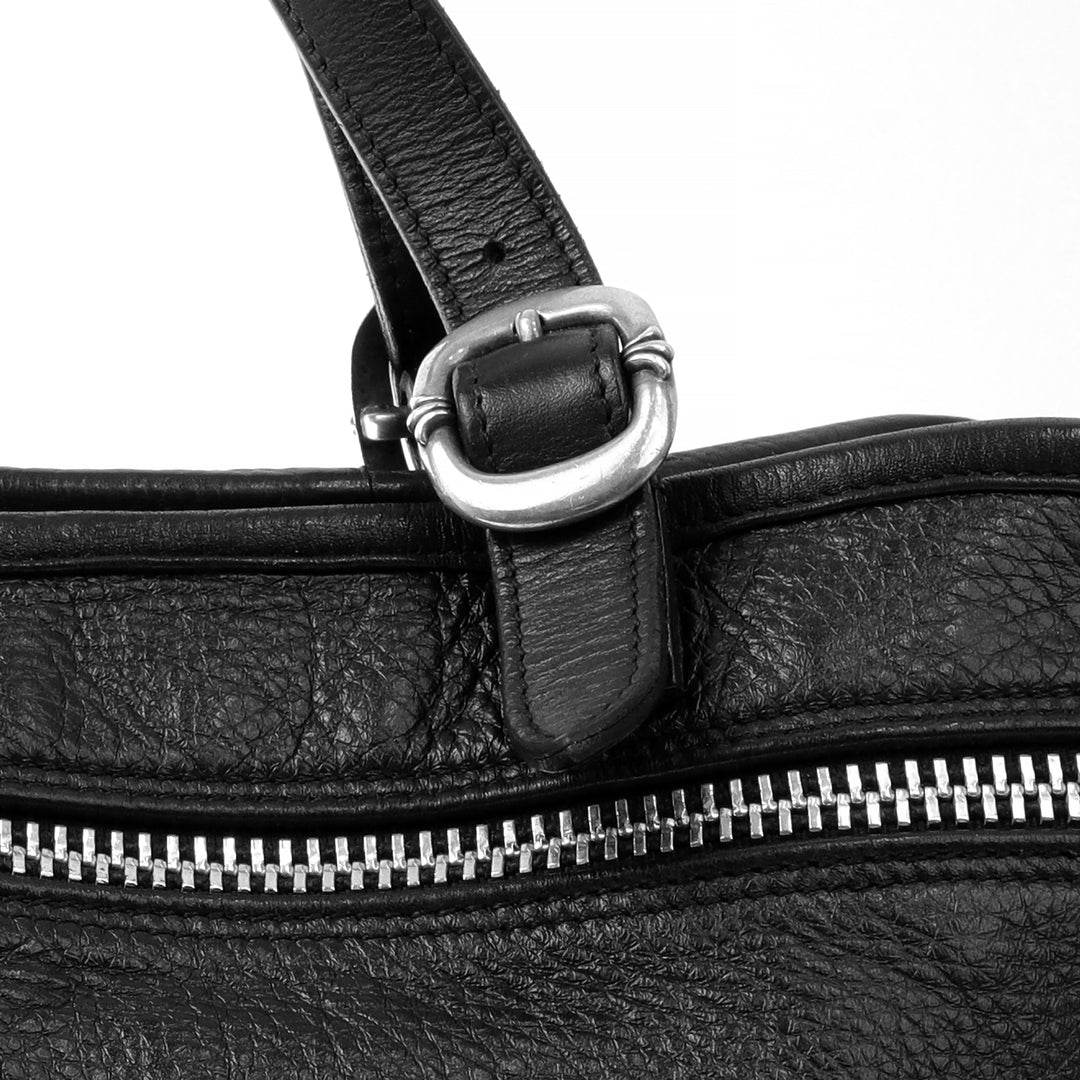 Elevate Your Style with an Authentic Chrome Hearts Black Leather