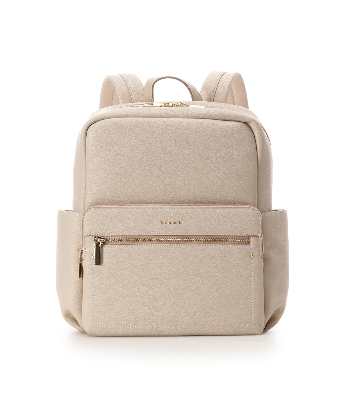 シンプルスクエアリュック（PC対応）(FREE オフホワイト): & chouette