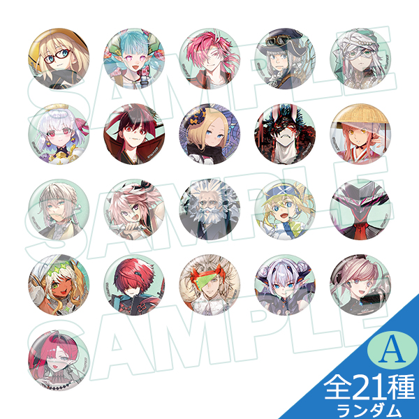 復刻】霊基召喚缶バッジ Fes.2024描き下ろしサーヴァントA（全21種
