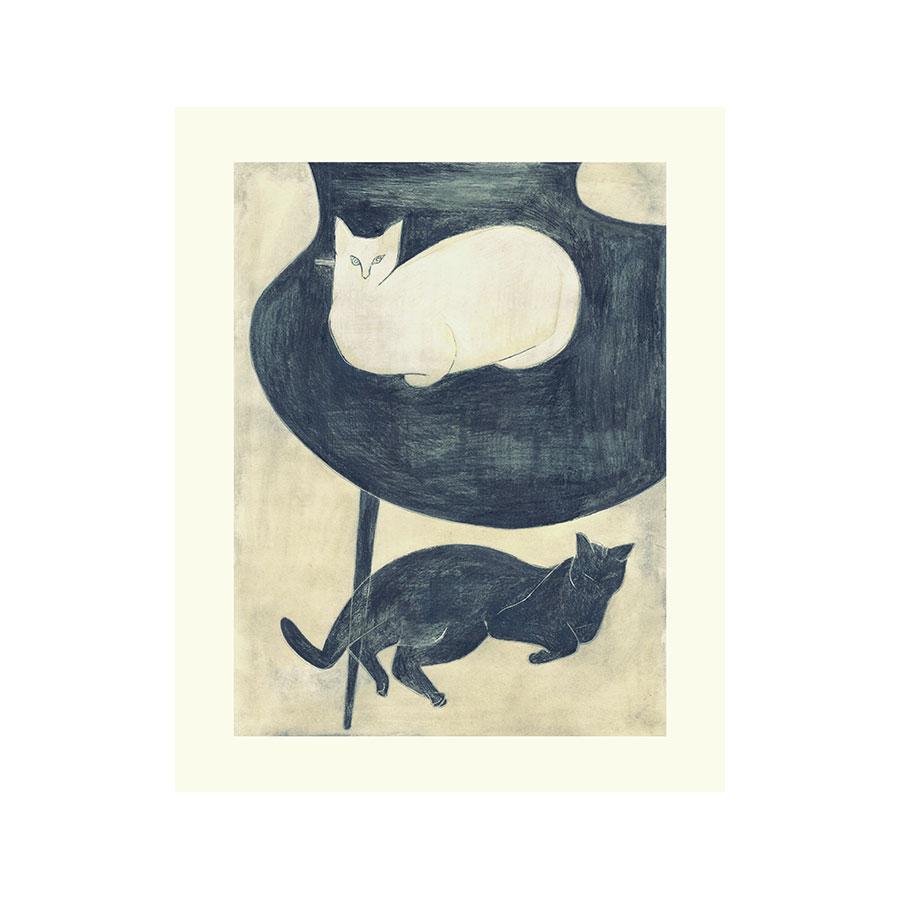 coricci | ポスター 猫と椅子と 40×50cm｜【公式】ACTUS online｜家具