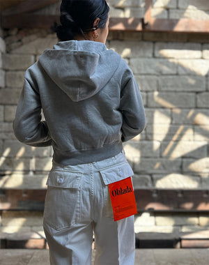 AURALEE / PRODUCT DYED PIMA LIGHT SWEAT ZIP PARKA / A25AP03MS