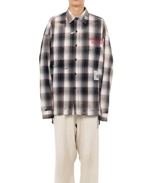 Maison MIHARA YASUHIRO/ Vintage Like Check Shirt(46 gray)｜ ROYAL