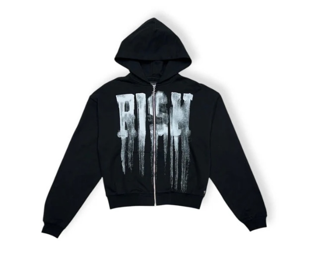 LAST NEST/Risk Zip Up Hoodie / Black(M black)｜ ROYAL FLASH