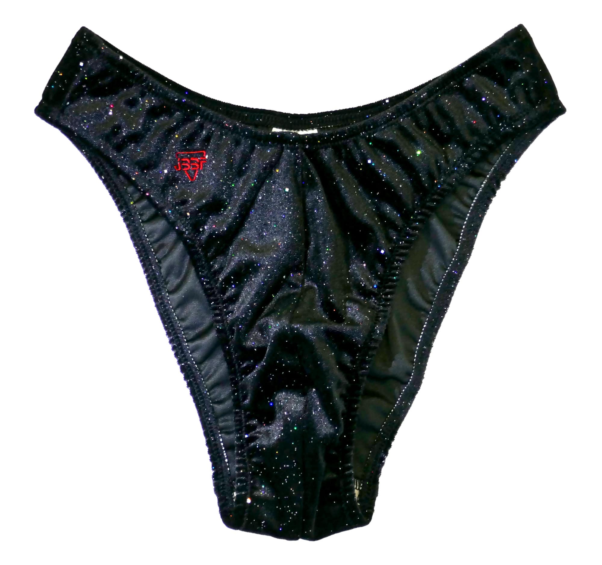 5cm規格】JBBF公認ボディビルポージングトランクス ベロア(XS 黒