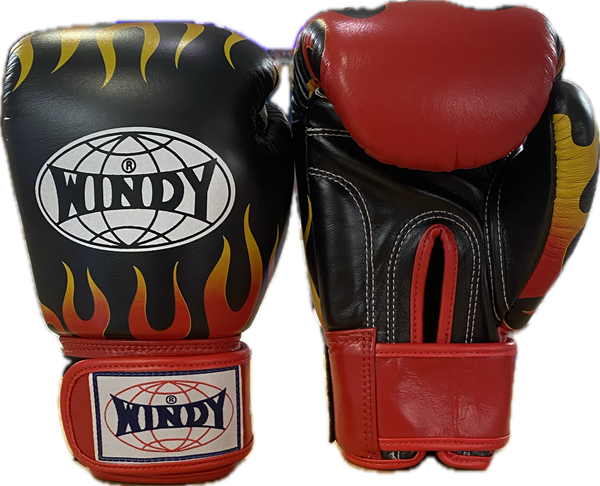 極美品【本革】 WINDY BGVH ボクシンググローブ 12oz 黒 テープ式 楽天