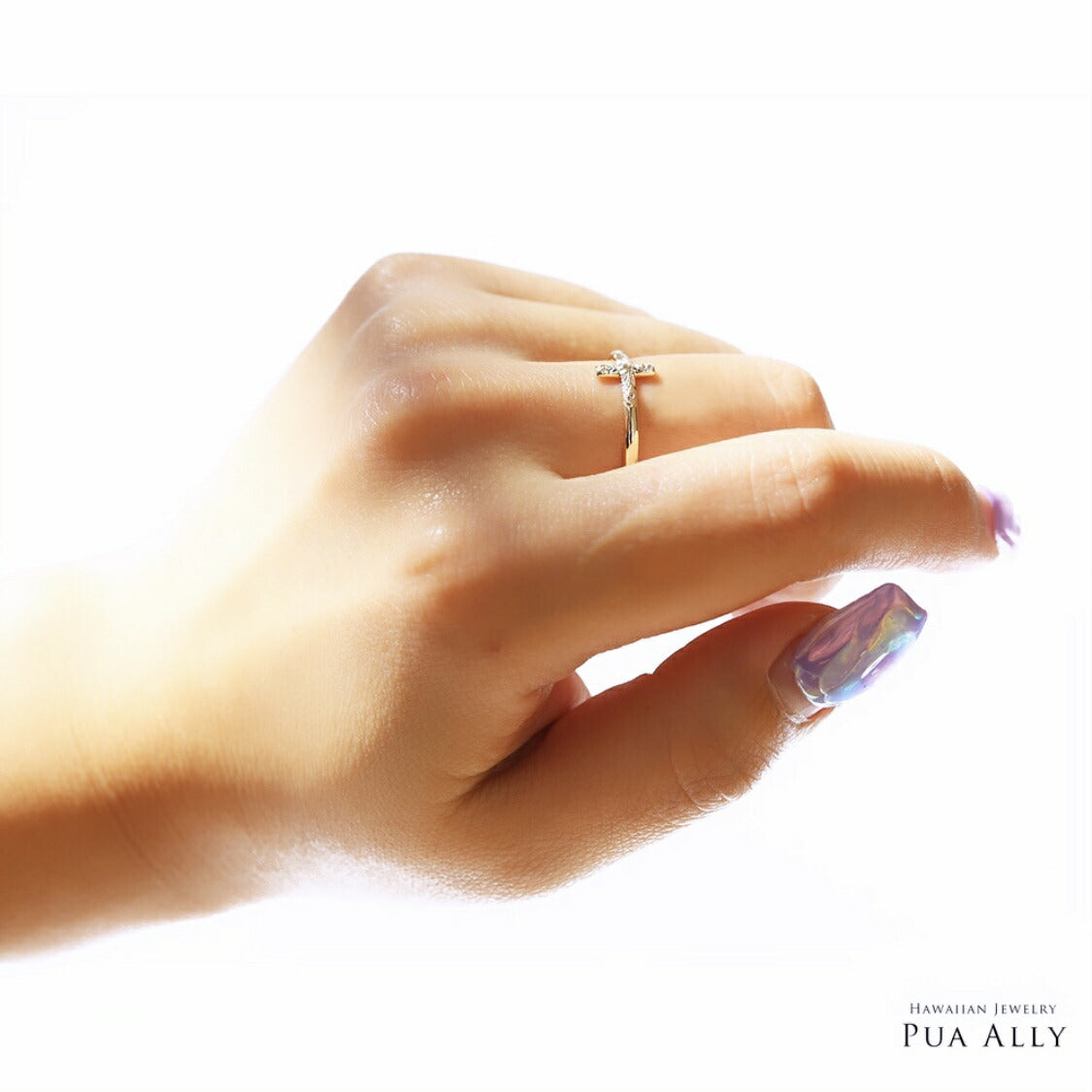 K14 ハワイアン クロス リング – PUAALLY(プアアリ)公式通販オンライン