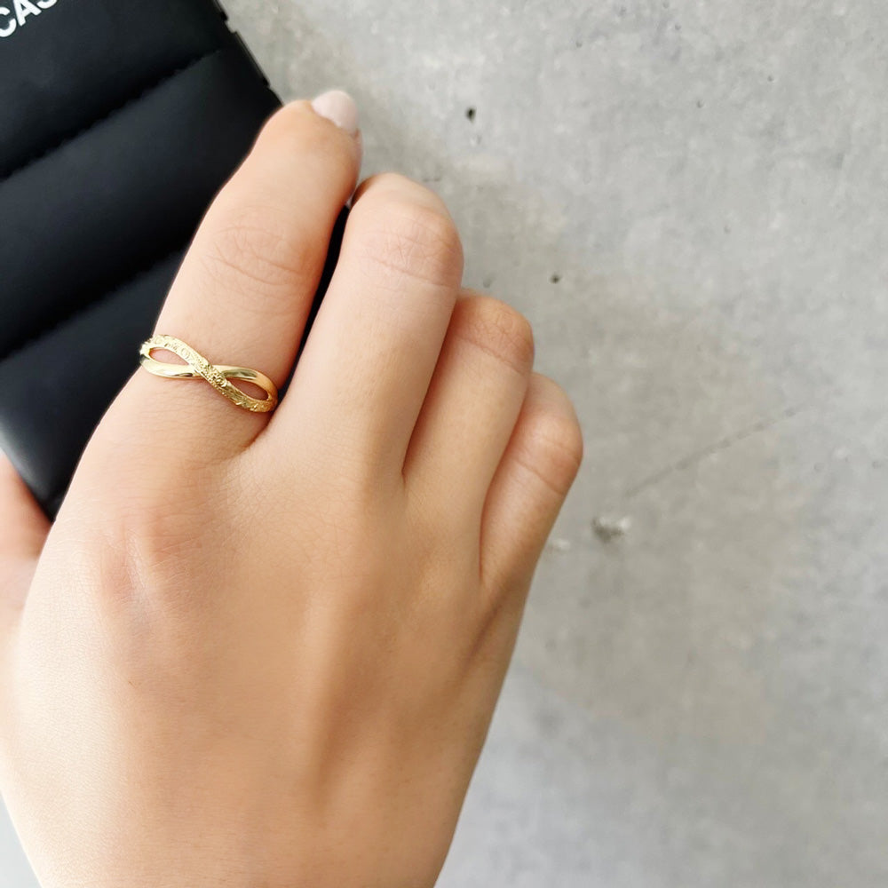 K14 ハワイアン ファッション インフィニティ リング – PUAALLY