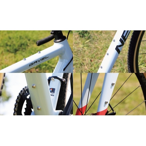 NESTO ( ネスト ) グラベルロード GAVEL ( ガベル ) ホワイト/シルバー