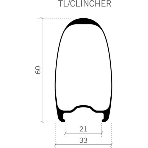 VISION ( ヴィジョン ) ロードバイク用ディスクホイール METRON 60 SL