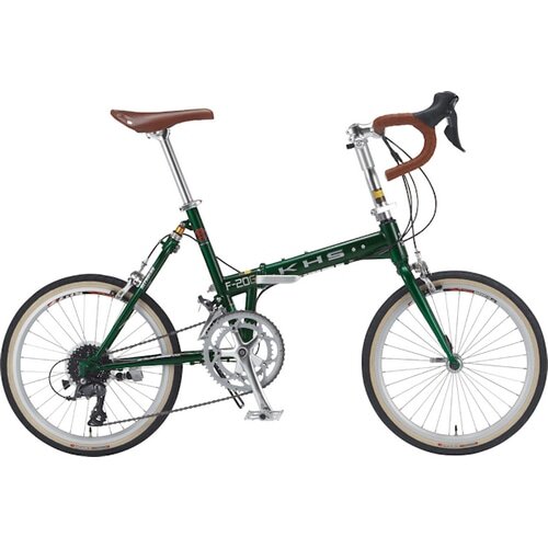 KHS ( ケーエイチエス ) 折りたたみ自転車 F-20G UKグリーン S ( 身長