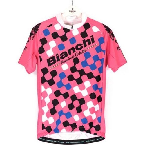 BIANCHI ( ビアンキ ) 半袖ジャージ ビアンキサイクルジャージ ピンク