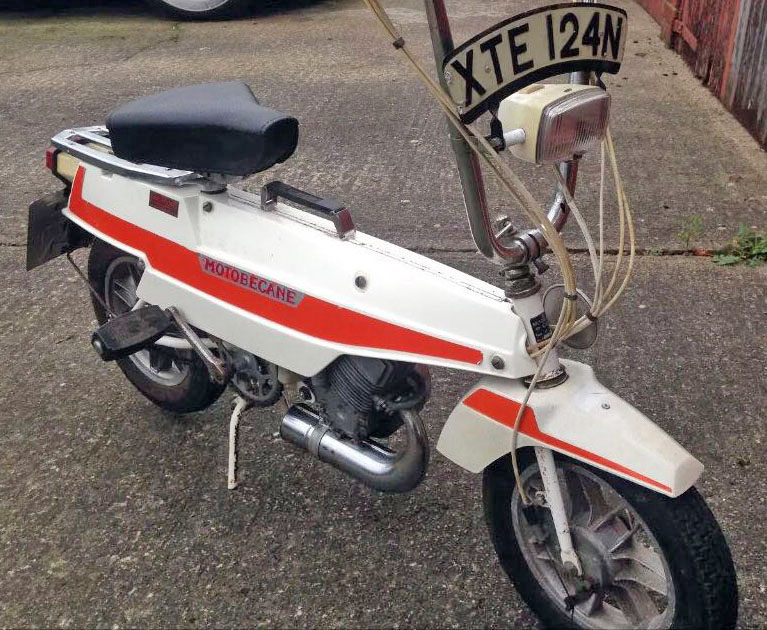 1974 Motobecane Mobylette Moby X Folding Moped 5 – The Online