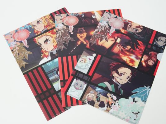 雑貨 鬼滅の刃 クリアファイル3種セット | toyplanet online shop