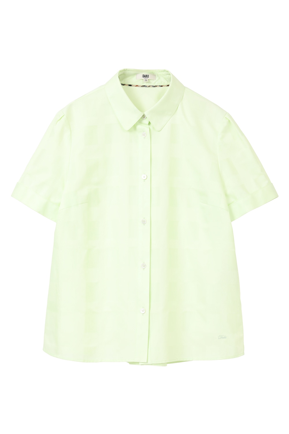 TV着用｜大下容子アナ】シャドービッグチェックブラウス 11-352404