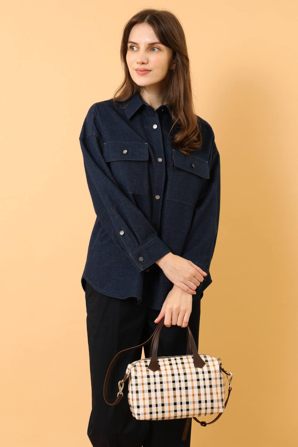 ハウスチェックナイロンショルダーバッグ 10-241006｜DAKS（ダックス