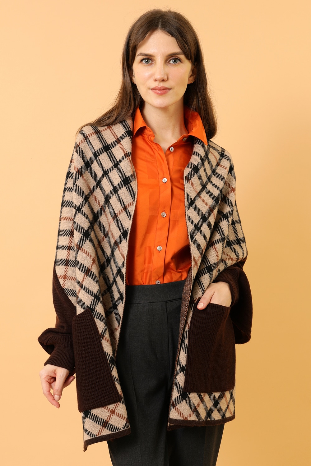 ハウスチェックニットストール 16-221003｜DAKS（ダックス）公式