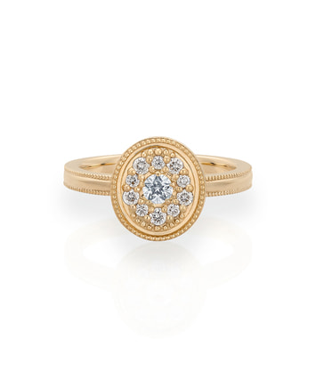 K18YG ダイヤモンド リング＜ “Wish upon a star®” カード＞|festaria